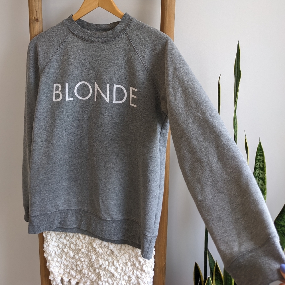 Brunette The Label Blonde Crewneck Sweater - Picture 4 of 10